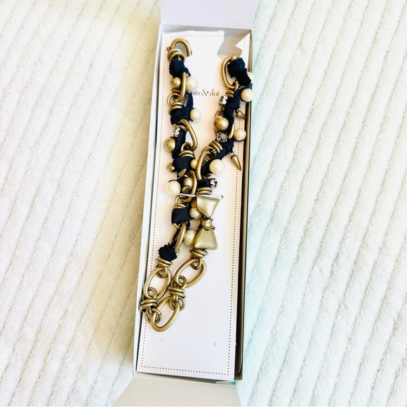 Stella & Dot Ribbon Necklace - Picture 6 of 14